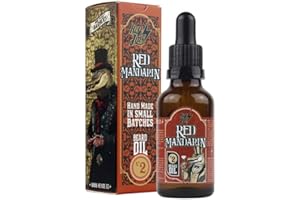 ‎HEY JOE HEY JOE! Beard Oil Nº 2 Red Mandarin | Natürliches und Erfrischendes Bartöl Herren mit Roter Mandarine Duft - Bartpflege für Gesunde Bärte - Bart Öl 30 ml
