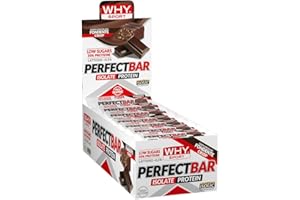 WHY SPORT PERFECT BAR - 28 Barrette Proteiche con Proteine Isolate - Snack Proteici (Cioccolato Fondente)