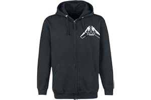 Générique Metallica Master of Puppets Faded Homme Sweat-Shirt zippé à Capuche Noir Regular/Coupe Standard