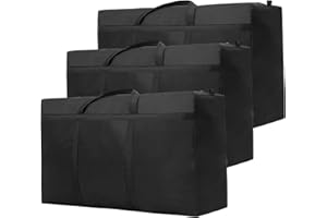 ZACENYU 3 Pack 100L Large Moving Boxes Heavy Duty, Extra Large Storage Bags for Clothes,Strong Packing Boxes for Moving House,Duvet,Bedding,Underbed,Blankets