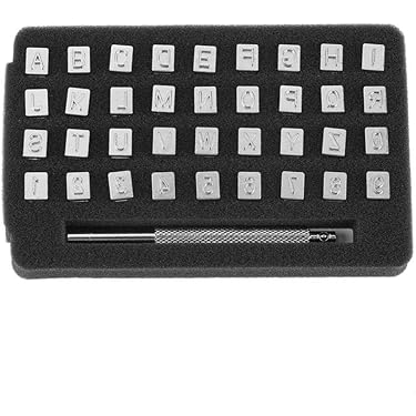 18 stuks legering staal universele lederen ambachtelijke punch set