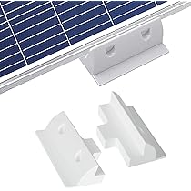 Kit 8 Staffe A Z Per Pannelli Solari In Alluminio Con Viti E Dadi, Per Camper, Barche, Tetti, Supporto Da 100x30mm, Per Pannelli 50-150W - 3