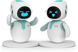 Energize LAB Eilik intelligenter Schreibtisch Roboter | für Kinder & Erwachsene, mit Emotionen Interaktionen und Animationen, Spielzeug Unterhaltung Begleiter Haustier Robot Persönlicher Assistent