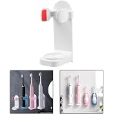 Microcase Yapışkanlı Duvara Monte Şarjlı Diş Fır&ccedil;ası Tutucu Stand-AL4802 (Siyah)