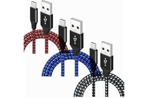 BLKING Usb Charger Cable for PS4 Controller, Work for Sony PlayStation 4/ PS4/ PS4 Slim/ PS4 Pro/Xbox One (10FT/3M 3PCS)