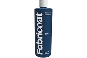 Fabricoat Fabric Paint – Restore or Change the Colour of Any Fabric - Paint Directly Onto Fabric - Transform Anything – Sofas, Lampshades, Car Interiors (250ml, Blue)