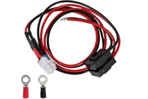 TengKo 1 m 4-pinowy 12 AWG 12 V 3 A DC kabel zasilający krótka fala adapter do Yaesu FT-450D FT-891 FT-991 Kenwood TS-480SAT TS-590SG TS-890s Icom IC-7000 IC-7100 IC-7610 IC-7610 300