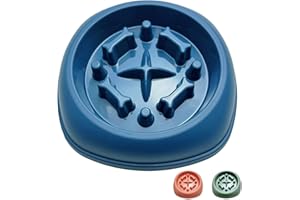 CAISHOW Slow Feeder Dog Bowls Puzzle Dog Bowls, Non Slip Interactive Dog Feeding Bowls Slow Down Eating, Bloat Stop Maze Dog Dishes Dog Feeder for Small Medium Size Dogs