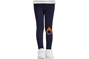 Nlieanuc Leggins Invernali Bambina Elastici Pantaloni Termici Bambine e Ragazze 4-12 Anni Leggins Felpato Bambina Abbigliamento