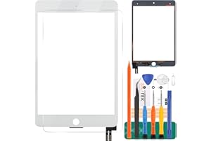 SRJTEK Per IPad Mini 5 7.9 Sostituzione Dello Schermo 2019 A2126 A2124 A2133 Touch Screen Digitizer Pannello di Vetro Matrice Parti di Riparazione Kit (bianco)