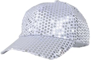Steellwingsf Femmes Hommes Paillettes Paillettes Casquettes De Baseball Snapback Chapeaux Partie Extérieur Réglable