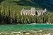 Produktbild Panoramic Images – Banff Springs Hotel by Bow River in Banff National Park Alberta Canada Kunstdruck (60,96 x 91,44 cm)