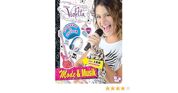 Disney Violetta Mode Musik Stickern Stylen Amazonde - 