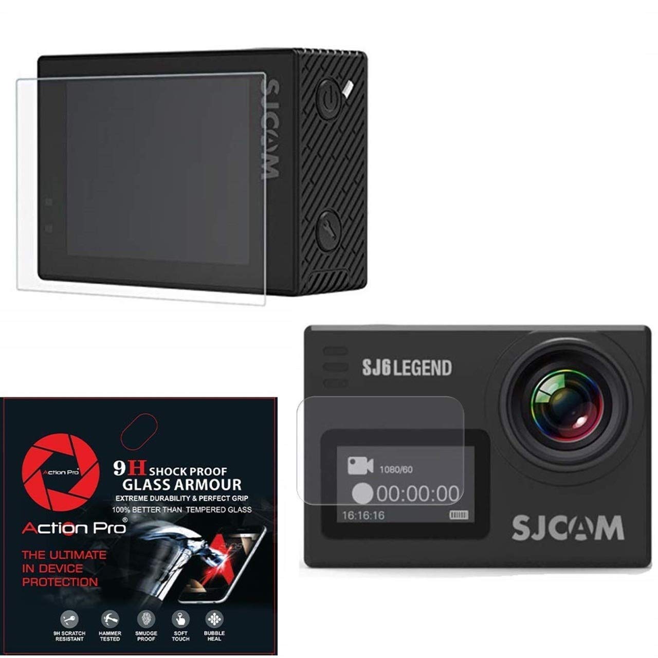 Ultimate Protection with Action Pro 9H Screen Protector for SJ6 Legend