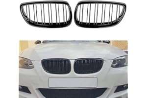 PANTHEM Parachoques delantero parrilla riñón parrilla para 3 Series Coupe E92 E93 M3 2006-2009