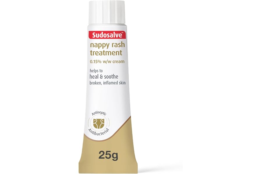 Sudocrem® Sudosalve™ Nappy Rash Cream for Inflamed and Broken Skin, 25g (Pack of 1)