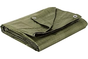 COGEX - Bâches (Bricolage) - pour protection, en bois, couverture 1,5x6m - bâche étanche multi-usage en polyéthylène tramé, œillets et ourlets