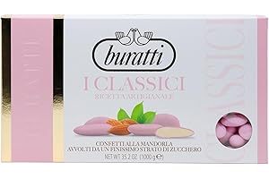 Buratti Confetti Dragées à l'amande Entière Rose 1 Kg