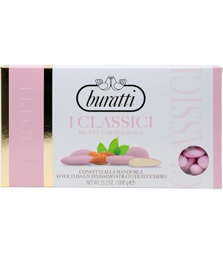 Confiserie Mariage Dragées Au Chocolat Buratti 1 Kg - Cœurs Ivoire