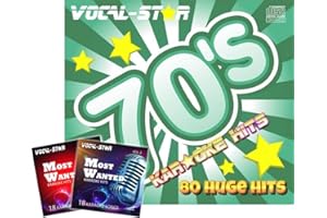 Vocal-Star 70's Karaoke CD CDG Disc Pack 8 Discs CDs 150 Songs