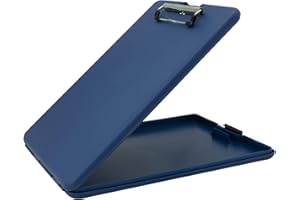 Saunders 70201 Porte-bloc de rangement en plastique SlimMate avec clip discret – Organiseur mobile portable pour la maison, le bureau et l'entreprise (70201)