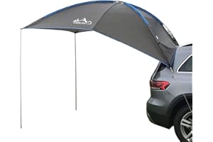 GFYWZ Car Awning Sun Shelter Wear-resistant Waterproof Oxford Car Side Tent Sun Shelter Anti-UV Auto Canopy Camper Trailer Tent Tailgate Awning Tent Rooftop Rain Canopy For Driving Camping Travel