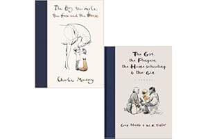 Der Junge, der Maulwurf, der Fuchs und das Pferd von Charlie Mackesy und das Mädchen, der Pinguin, der Home-Schooling und der Gin von Guy Adams, 2-Bücher-Sammlungsset