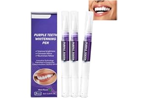 ETRSAIRL Zahnaufhellung Whitening Stift, Purple Teeth Bleaching Pen, Zahnweiss Stift mit Minze Geschmack, Schmerzfreies Schnelles Zähne Aufhellen, Weiße Zähne zu Hause 3PCS