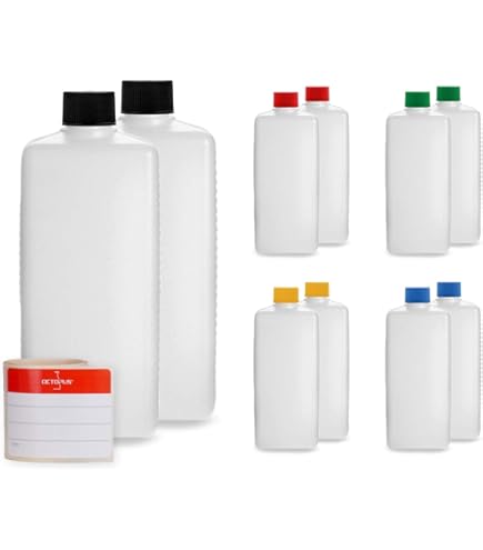 Bottigliette Plastica Octopus 250ml - Con Tappo Flip Top, Ideali Per Liquidi E Cosmetici - Foto 14