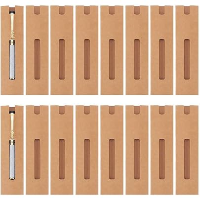Accessori Ufficio 30 Pezzi Astucci Penne Velluto - 17,5x3,5cm Con Coulisse - Nero Per Ufficio Scuola Regalo Organizer Scrivania - 7