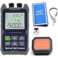 Techtest Handheld 3 in 1 Optical Power Meter OPM With Visual Fault Locator 2mW Red Light Laser Pen RJ45 Ethernet Cable Tester -50~+26dBm Mini Optic Power Meter