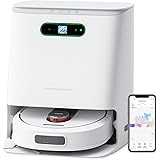 ROIDMI Eva Saugroboter mit Wischfunktion | Staubsaugen, Kehren, Wischen, Waschen und Trocknen| 4L Wassertanks, 3200Pa Sauglei