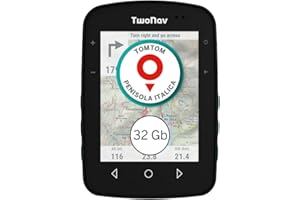 TwoNav Terra (32 GB) + Carta completa Italia TomTom, GPS con schermo wide da 3,7 pollici per montagna, escursionismo, MTB, bicicletta