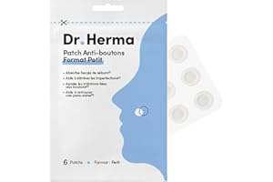 Dr. Herma - Patch Anti Bouton, Acne Patch Invisible - Résultats en 6 à 8h - Testé sous contrôle dermatologique - Acide Salicylique, Hydrocolloïdes, Huile d'Arbre à Thé - Boîte de 6 patchs