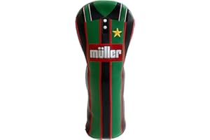 Caddy Club Golf Fairway Headcovers – Perfect Golf Gift – Fits All Major Brands – Classic Football Club Designs – Premium Stitching, Durable Lining – Multiple Designs