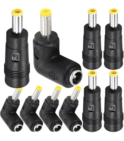 5 Pezzi Convertitore Adattatore DC Da 5.5x2.1mm Femmina A 3.5x1.35mm Maschio – Uxcell - Foto 2