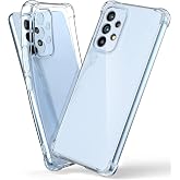 KZY İletişim Samsung Galaxy A53 5G ile uyumlu ile Uyumlu Kapak K&ouml;şe Korumalı AirBag Antishock Şeffaf Silikon Kılıf