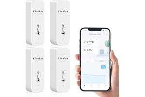 Chatthen eMylo WiFi-termometer inomhushygrometer, Tuya inomhustermometer, smart applikation och datainspelning, babyrum, hygr