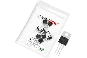 Chanzon 10 pièces IRFZ44N TO-220 Transistor MOSFET SiC 49A Transistor Mosfets
