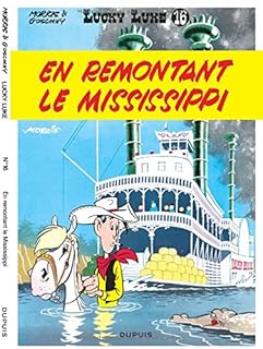 jaquette livre Lucky Luke, tome 16 : En remontant le Mississippi