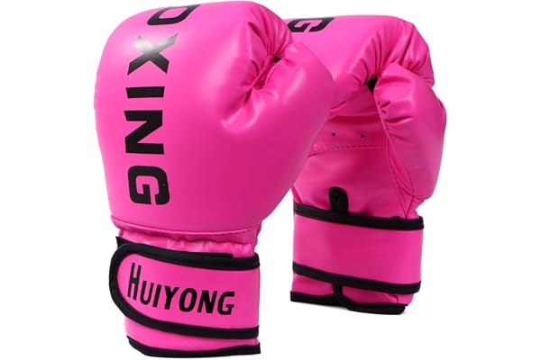 HUINING Gants de Boxe pour Enfants, Gants de Boxe d'entraînement pour Enfants de 3 à 8 Ans.