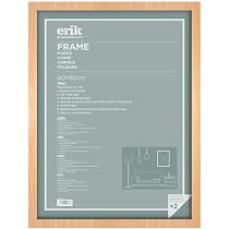 Cadre Photo FRAMO 11x16 Cm - Bois Massif Noir Mat Pour Photos, Puzzles Et Affiches