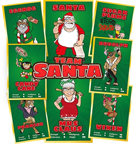 Santa VS Jesus - The Epic Christmas Party Card Game for Families, Friends, Adults, Large Groups and board game enthusiasts.