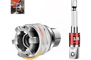 Multifunktions universal hylsnyckelverktyg - universalt underhållsverktyg, justerbar drivhylsa, for 3/8" metriskt professione