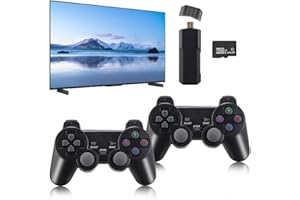 Console de Jeu rétro - Console de Jeux vidéo Vaomon, intégrée à Plus de 37000 Jeux Classiques, Sortie HDMI 4K Game Stick pour TV, Deux contrôleurs sans Fil 2.4G 9 émulateurs, pour Enfants