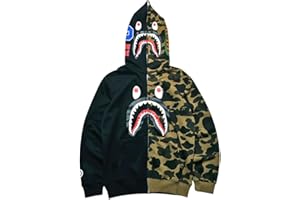 PADOLA Stampa 3D Uomo Felpe con Cappuccio Pull Camouflage Giacca Autunno Inverno