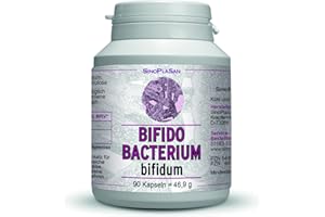 ‎SINOPLASAN Bifidobacterium Bifidum, 90 vegane Kapseln, 5 Milliarden KBE pro Kapsel, OHNE Magnesiumstearat