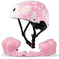 KAYMAN Kids Bike Helmet age 3 to 12, Adjustable Safety Gear for Boys and Girls, Suited to Scooter, Cycling, Skateboard & Roller Skating - Protection for Boys & Girls