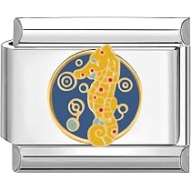 Quiges 9mm Italian Style Charm - Edelstahl-Anhänger 'Ich Liebe Meinen Dackel' Für Armband