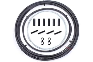 CYCEARTH universale di base del freno cambio Deragliatore cavo Custodia tubi per montagna MTB strada Sram Shimano bici della bicicletta Gear anteriore posteriore interno esterno sostituzione Set Cavi